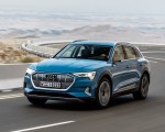 2019 Audi e-tron (Color: Antigua Blue) Front Three-Quarter Wallpapers 150x120