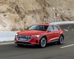 2019 Audi e-tron (Color: Catalunya Red) Front Three-Quarter Wallpapers 150x120