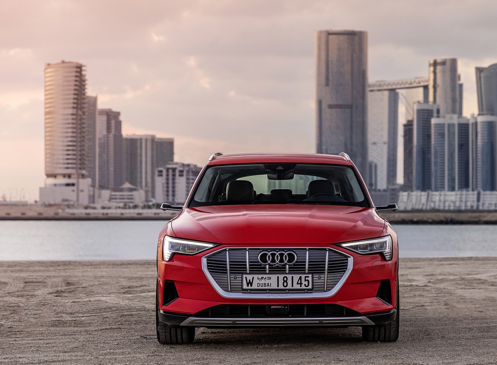2019 Audi e-tron (Color: Catalunya Red) Front Wallpapers #36 of 234