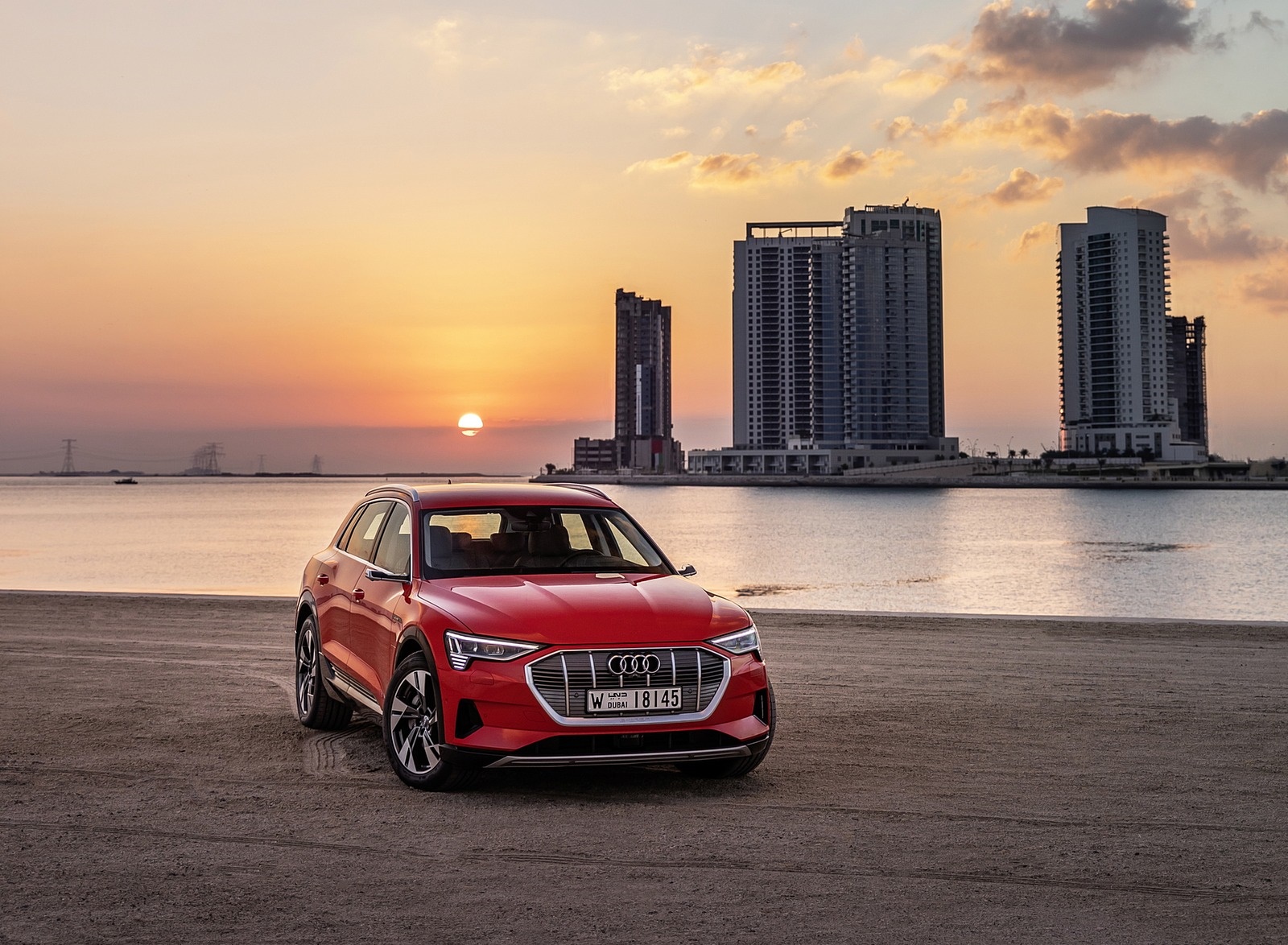 2019 Audi e-tron (Color: Catalunya Red) Front Wallpapers #29 of 234