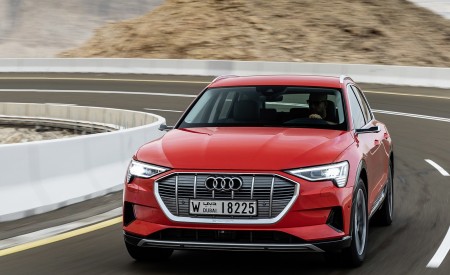 2019 Audi e-tron (Color: Catalunya Red) Front Wallpapers 450x275 (1)