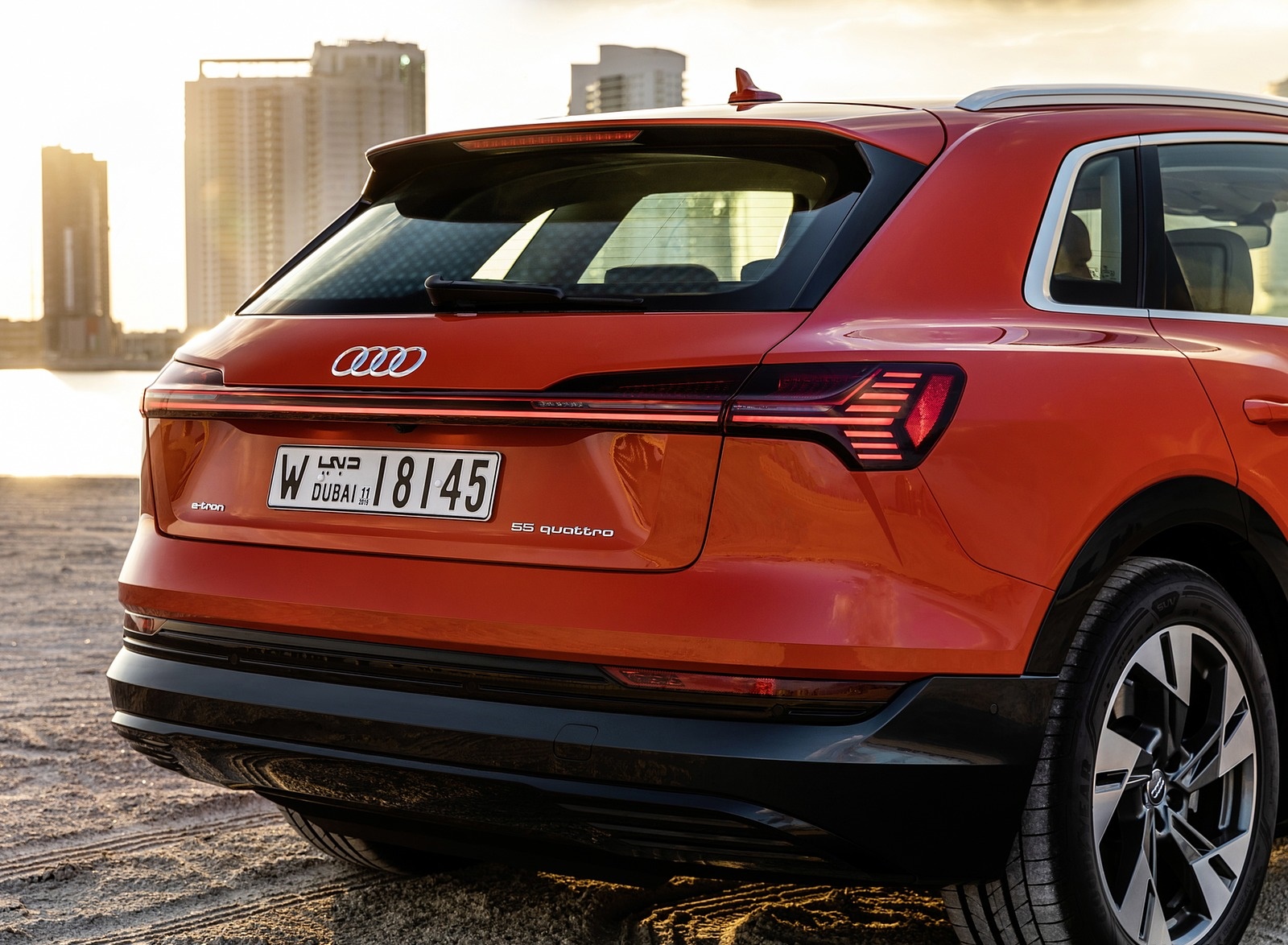2019 Audi e-tron (Color: Catalunya Red) Tail Light Wallpapers #47 of 234