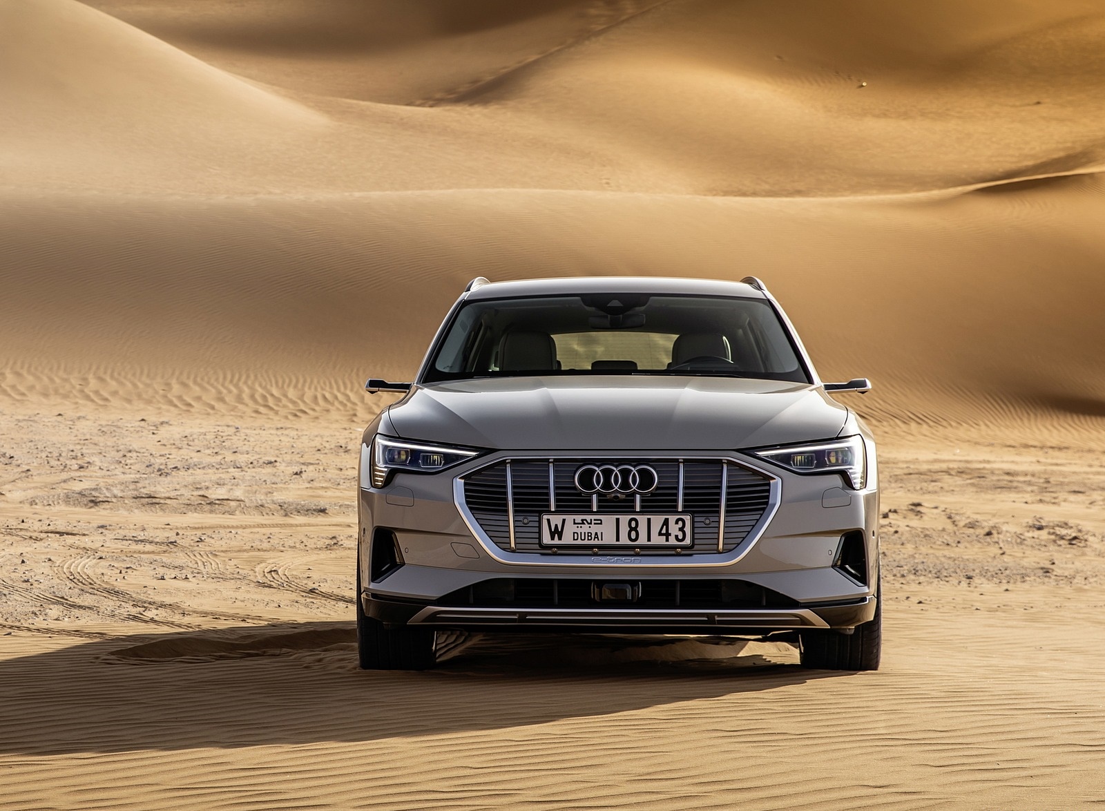 2019 Audi e-tron (Color: Siam Beige) Front Wallpapers #160 of 234
