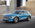2019 Audi e-tron Electric SUV (Color: Antigua Blue) Front Three-Quarter Wallpapers 150x120