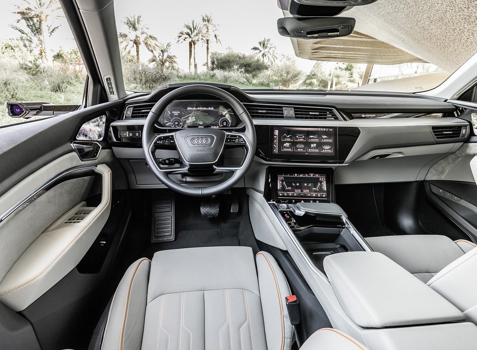 2019 Audi e-tron Interior Cockpit Wallpapers #190 of 234