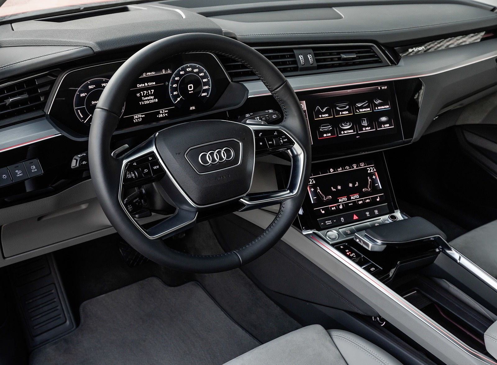 2019 Audi e-tron Interior Steering Wheel Wallpapers #50 of 234