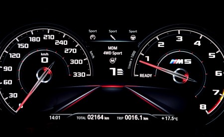 2019 BMW M5 Competition Digital Instrument Cluster Wallpapers 450x275 (93)