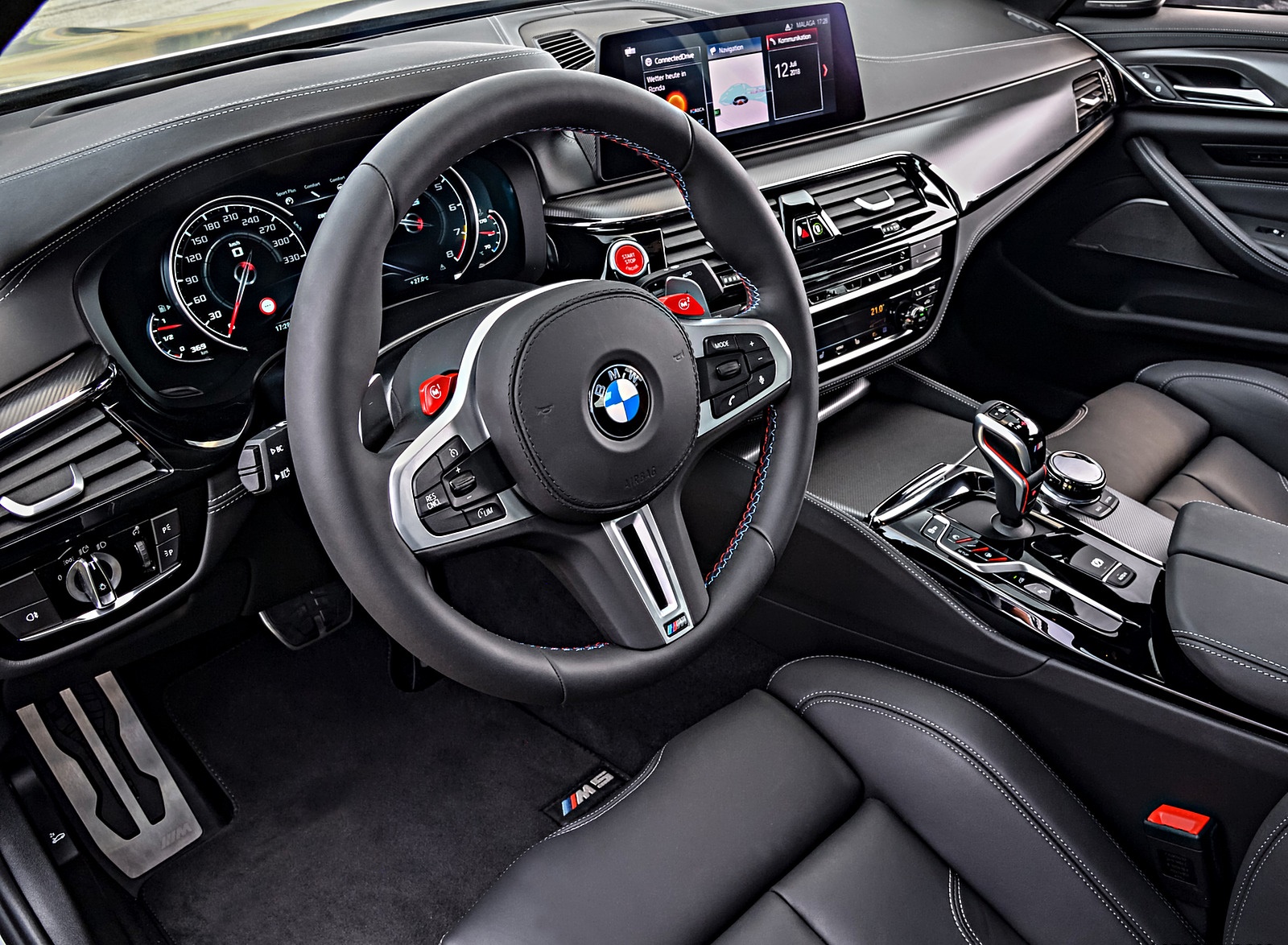 2019 BMW M5 Competition Interior Steering Wheel Wallpapers #89 of 95