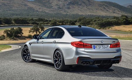 2019 BMW M5 Competition Rear Three-Quarter Wallpapers 450x275 (76)