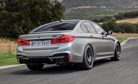 2019 BMW M5 Competition Rear Three-Quarter Wallpapers 450x275 (39)