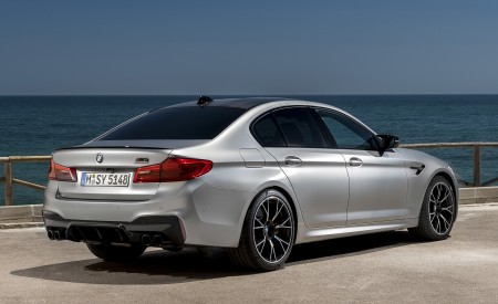 2019 BMW M5 Competition Rear Three-Quarter Wallpapers 450x275 (78)