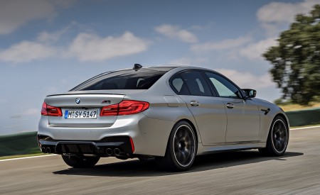 2019 BMW M5 Competition Rear Three-Quarter Wallpapers 450x275 (33)