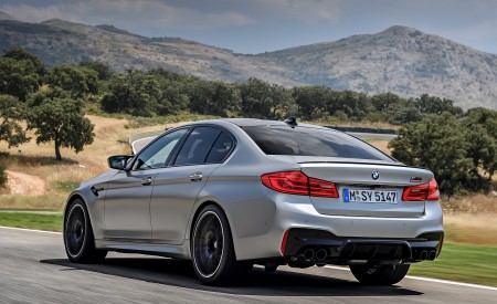 2019 BMW M5 Competition Rear Three-Quarter Wallpapers 450x275 (34)
