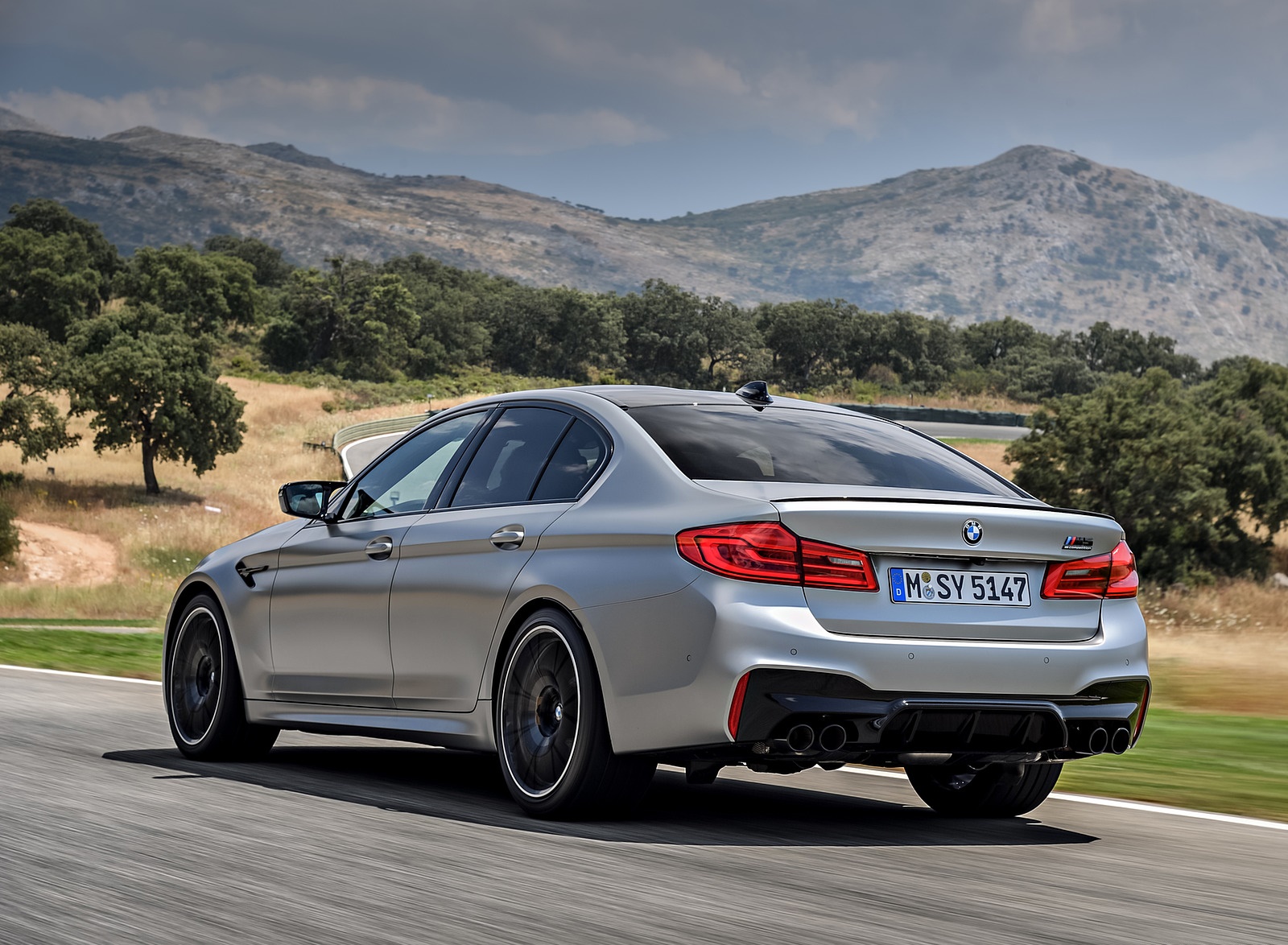 2019 BMW M5 Competition Rear Three-Quarter Wallpapers #34 of 95