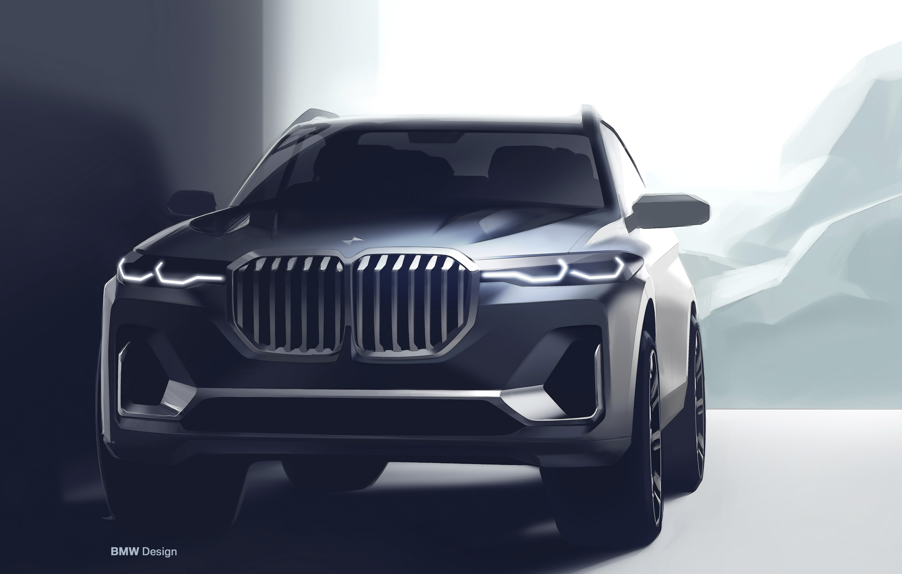 2019 BMW X7 Design Sketch Wallpapers #67 of 68
