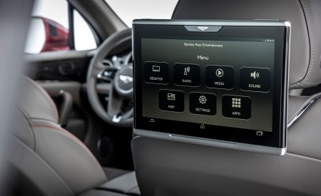 2019 Bentley Bentayga V8 Interior Rear Seat Entertainment Wallpapers 450x275 (40)