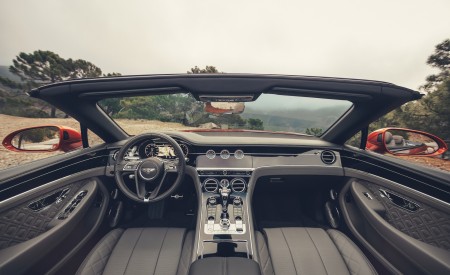 2019 Bentley Continental GT Convertible (Color: Orange Flame) Interior Cockpit Wallpapers 450x275 (31)