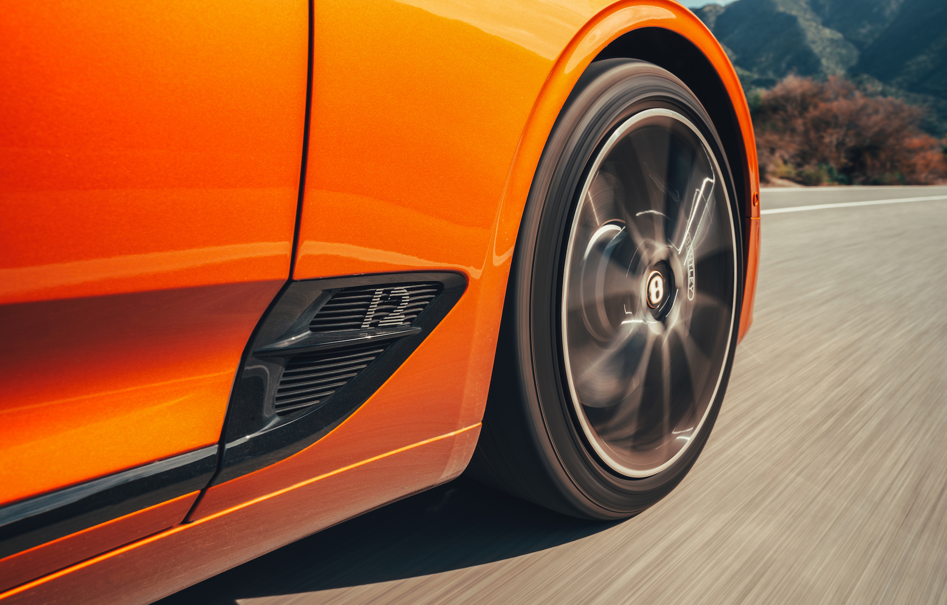 2019 Bentley Continental GT Convertible (Color: Orange Flame) Side Vent Wallpapers #20 of 108