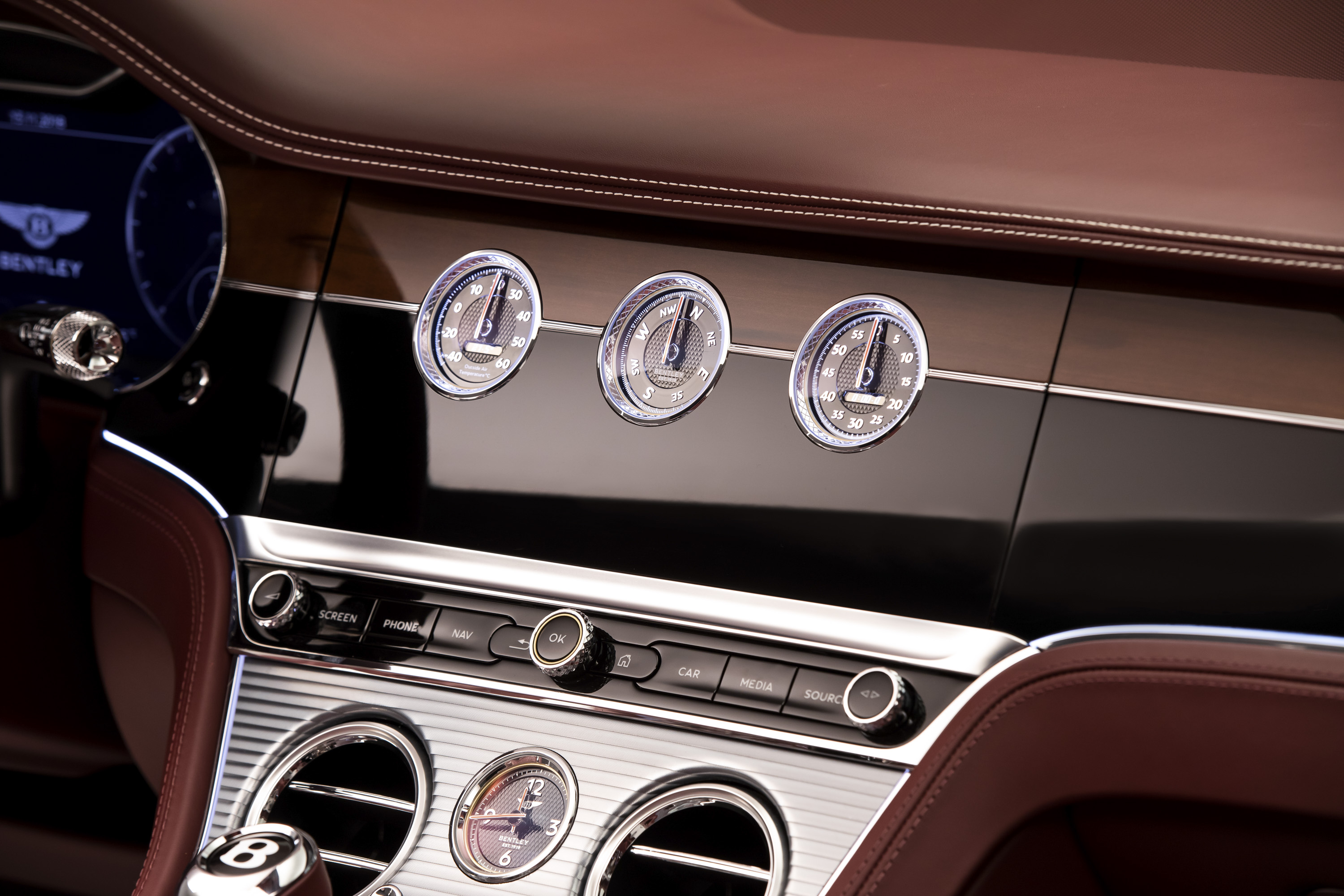 2019 Bentley Continental GT Convertible Interior Detail Wallpapers #93 of 108