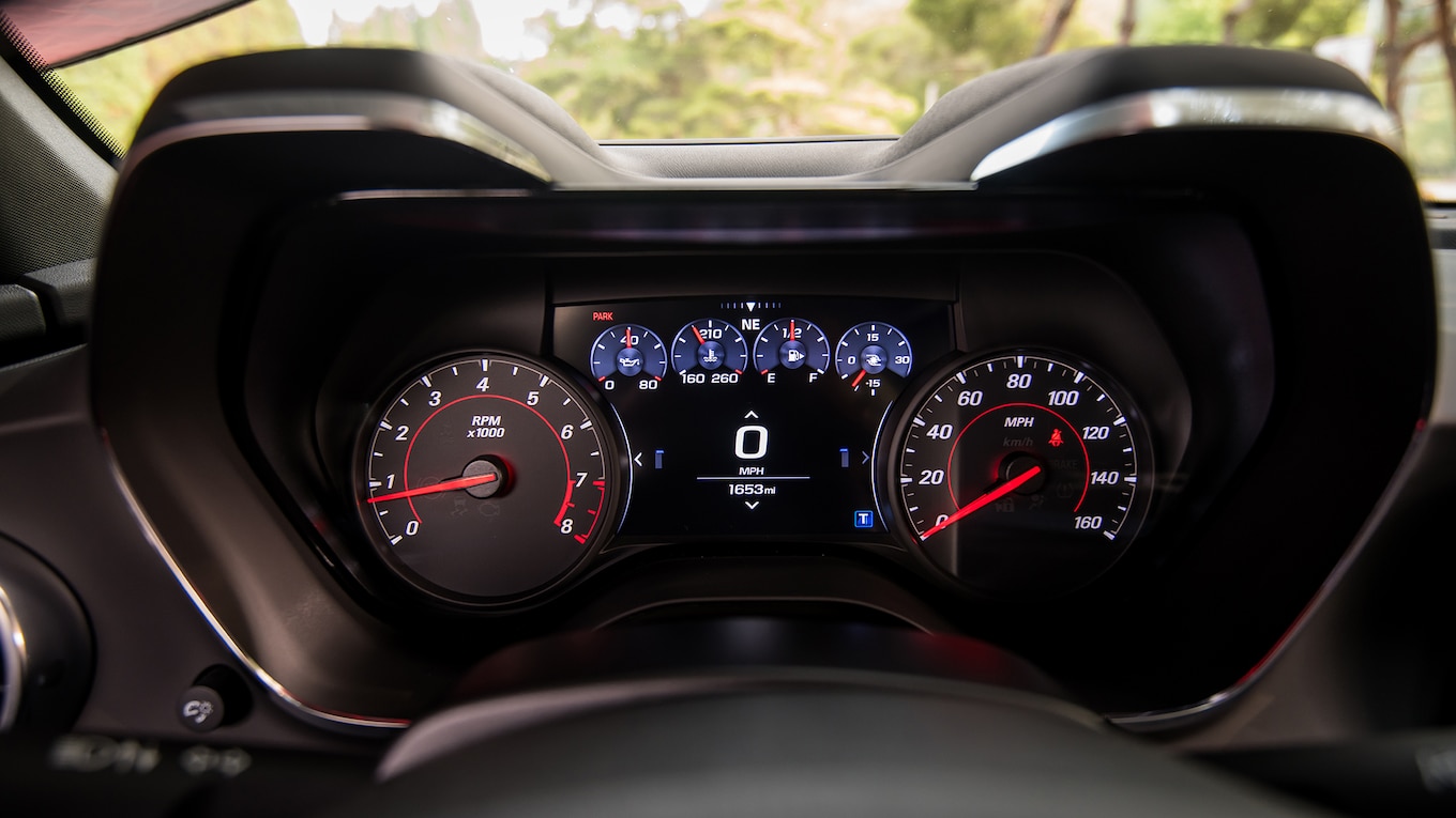 2019 Chevrolet Camaro Turbo 1LE Instrument Cluster Wallpapers #101 of 148