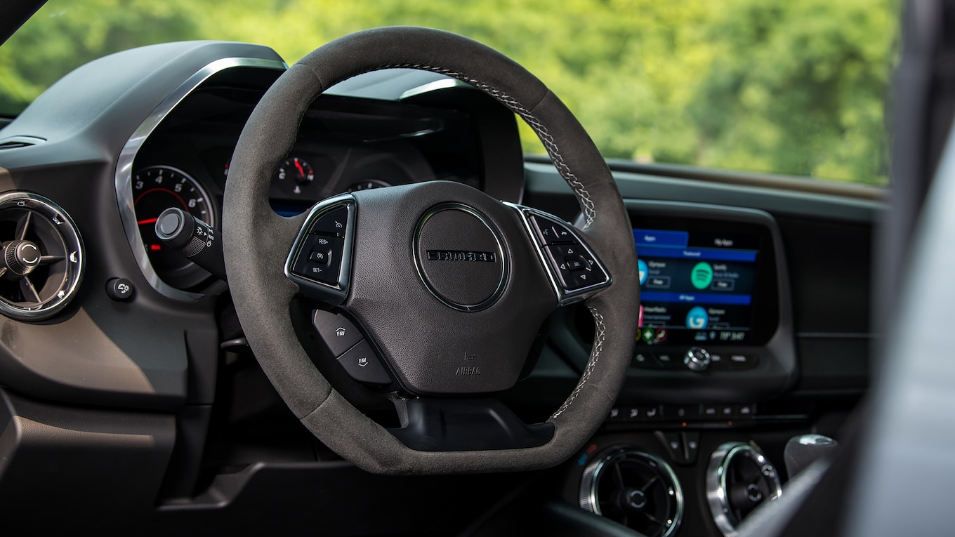 2019 Chevrolet Camaro Turbo 1LE Interior Steering Wheel Wallpapers #53 of 148