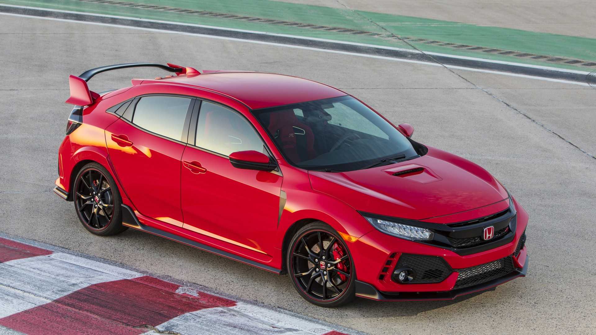 2019 Honda Civic Type R Color Rallye Red Front Wallpapers 37