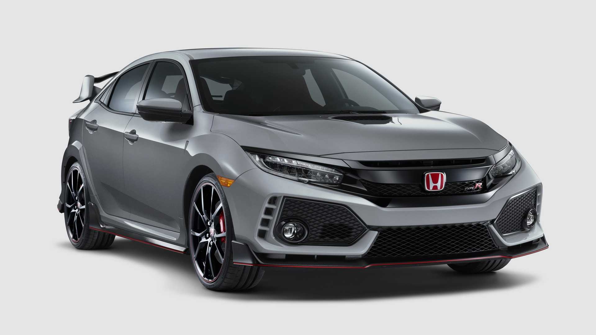 2019 Honda Civic Type R Color Sonic Gray Pearl Front Three