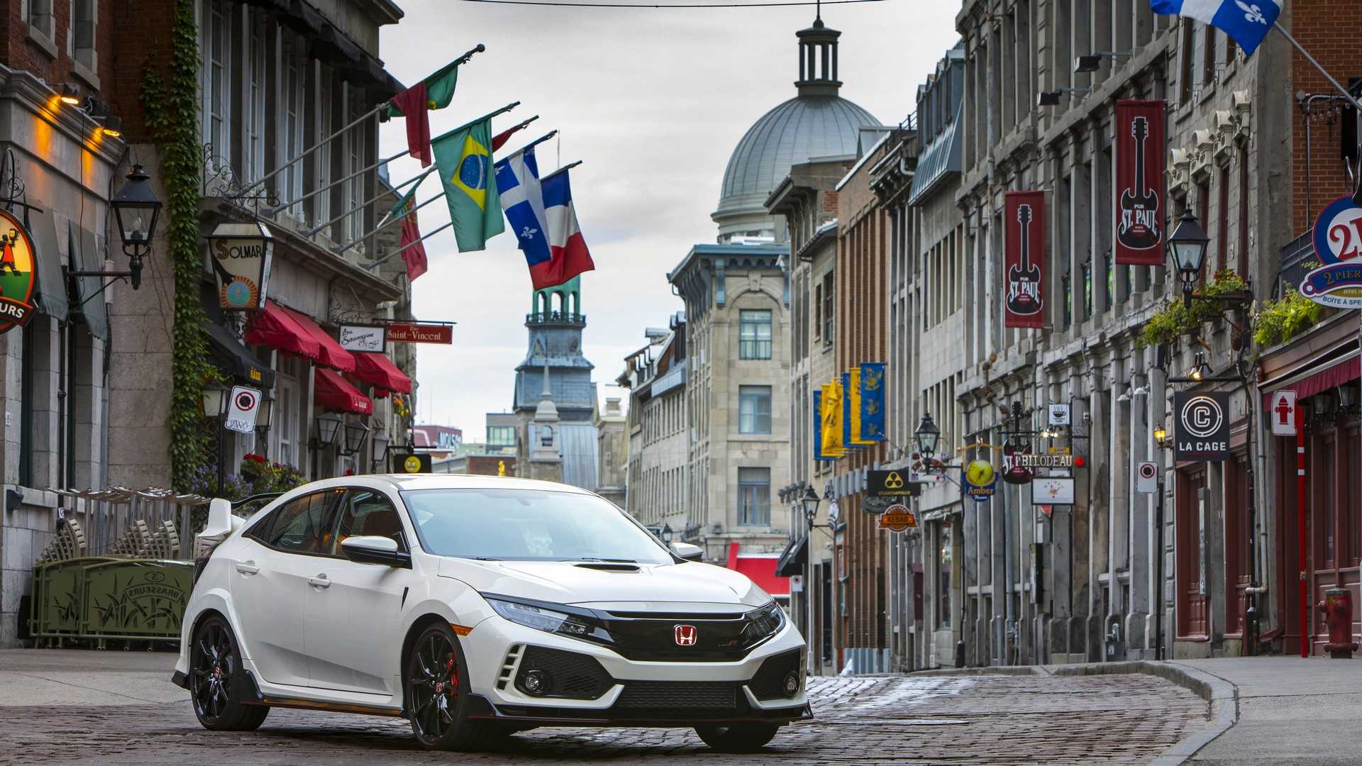 2019 Honda Civic Type R (Color: White Orchid Pearl) Front Three-Quarter Wallpapers #141 of 182