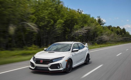 2019 Honda Civic Type R (Color: White Orchid Pearl) Front Three-Quarter Wallpapers 450x275 (115)