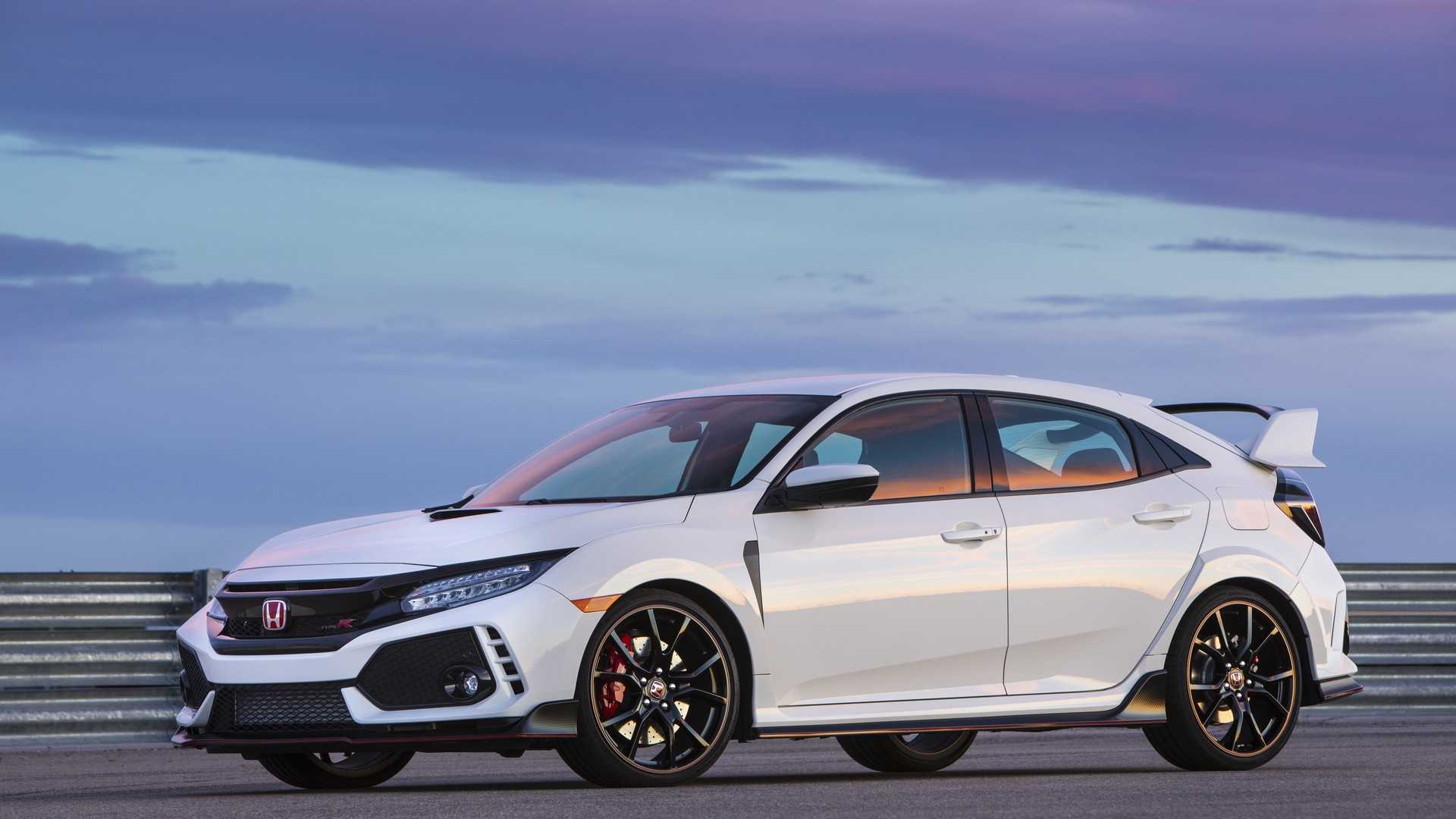 2019 Honda Civic Type R Color White Orchid Pearl Front Three Quarter Wallpapers 134 Newcarcars