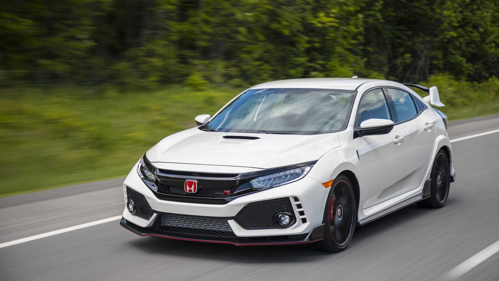 2019 Honda Civic Type R (Color: White Orchid Pearl) Front Three-Quarter Wallpapers #102 of 182