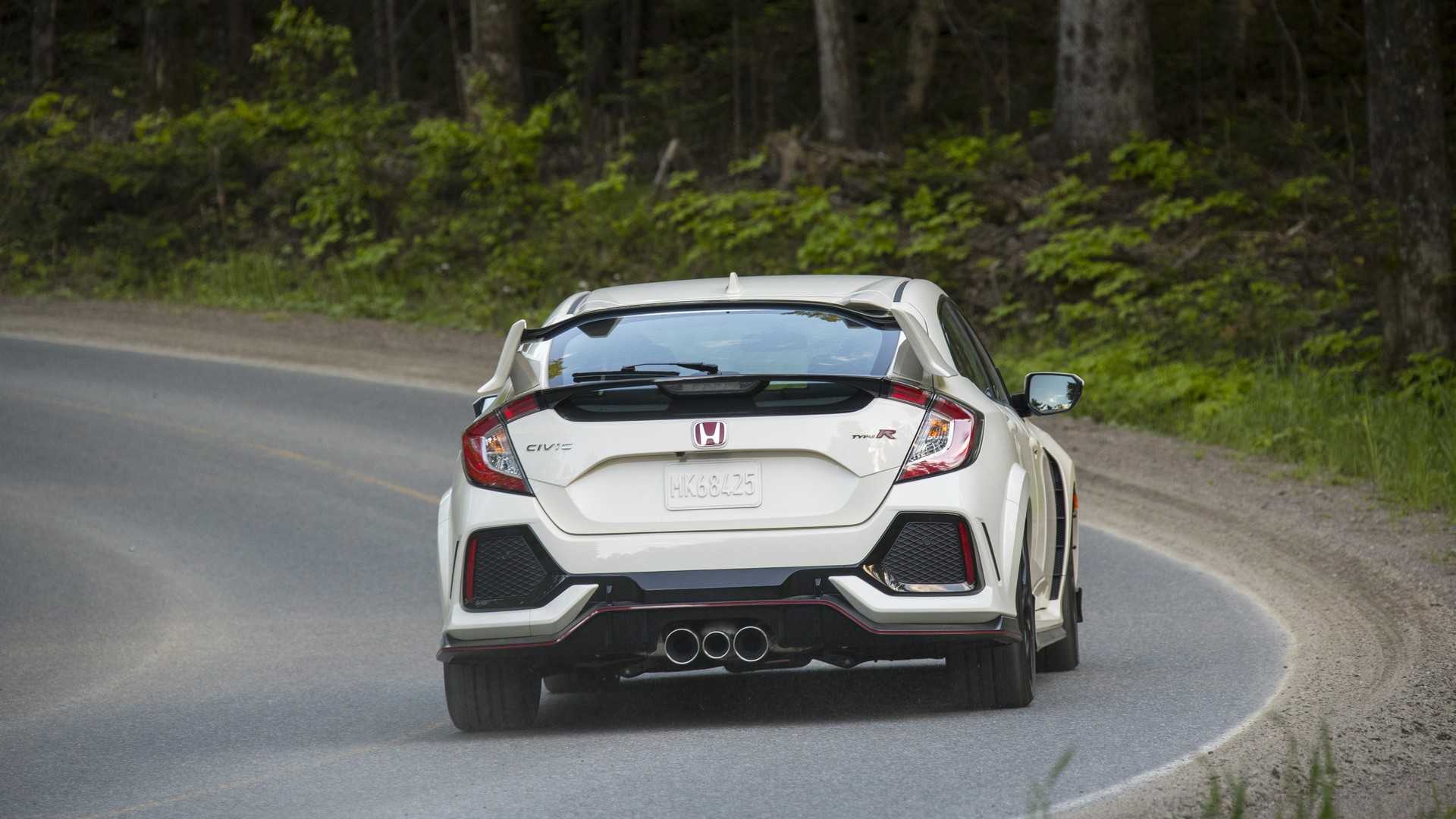 2019 Honda Civic Type R (Color: White Orchid Pearl) Rear Wallpapers #106 of 182