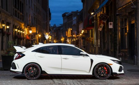2019 Honda Civic Type R (Color: White Orchid Pearl) Side Wallpapers 450x275 (153)