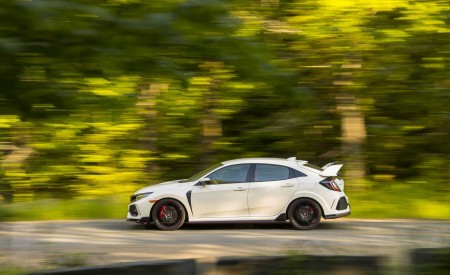2019 Honda Civic Type R (Color: White Orchid Pearl) Side Wallpapers 450x275 (114)