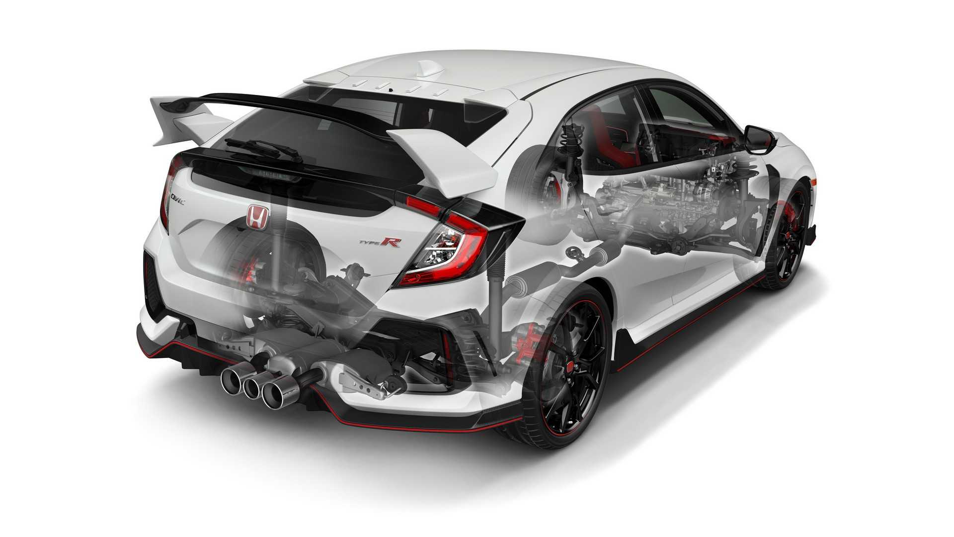 2019 Honda Civic Type R Color White Orchid Pearl Technology Wallpapers 181 Newcarcars