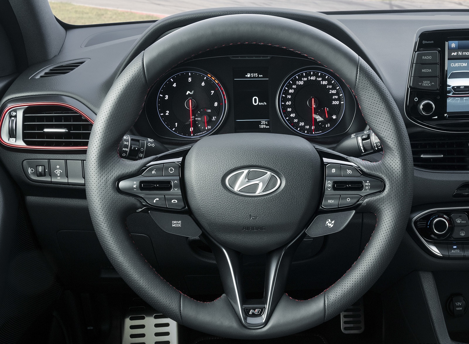 2019 Hyundai i30 Fastback N Interior Steering Wheel Wallpapers #25 of 32