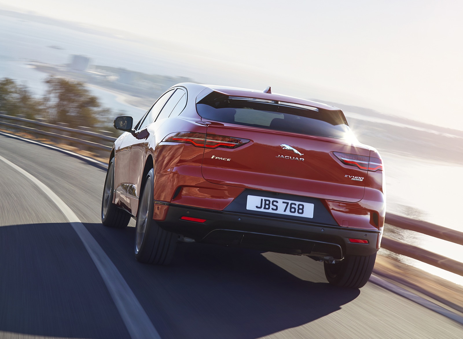 2019 Jaguar I-PACE (Color: Photon Red) Rear Wallpapers #85 of 192