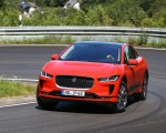 2019 Jaguar I-PACE EV400 AWD HSE First Edition (Color: Photon Red) Front Three-Quarter Wallpapers 150x120