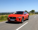 2019 Jaguar I-PACE EV400 AWD HSE First Edition (Color: Photon Red) Front Three-Quarter Wallpapers 150x120