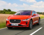 2019 Jaguar I-PACE EV400 AWD HSE First Edition (Color: Photon Red) Front Three-Quarter Wallpapers 150x120