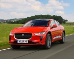 2019 Jaguar I-PACE EV400 AWD HSE First Edition (Color: Photon Red) Front Three-Quarter Wallpapers 150x120