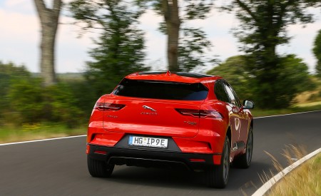 2019 Jaguar I-PACE EV400 AWD HSE First Edition (Color: Photon Red) Rear Wallpapers 450x275 (8)