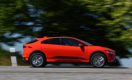2019 Jaguar I-PACE EV400 AWD HSE First Edition (Color: Photon Red) Side Wallpapers 450x275 (32)