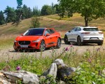 2019 Jaguar I-PACE EV400 AWD HSE First Edition (Color: Photon Red) Wallpapers 150x120