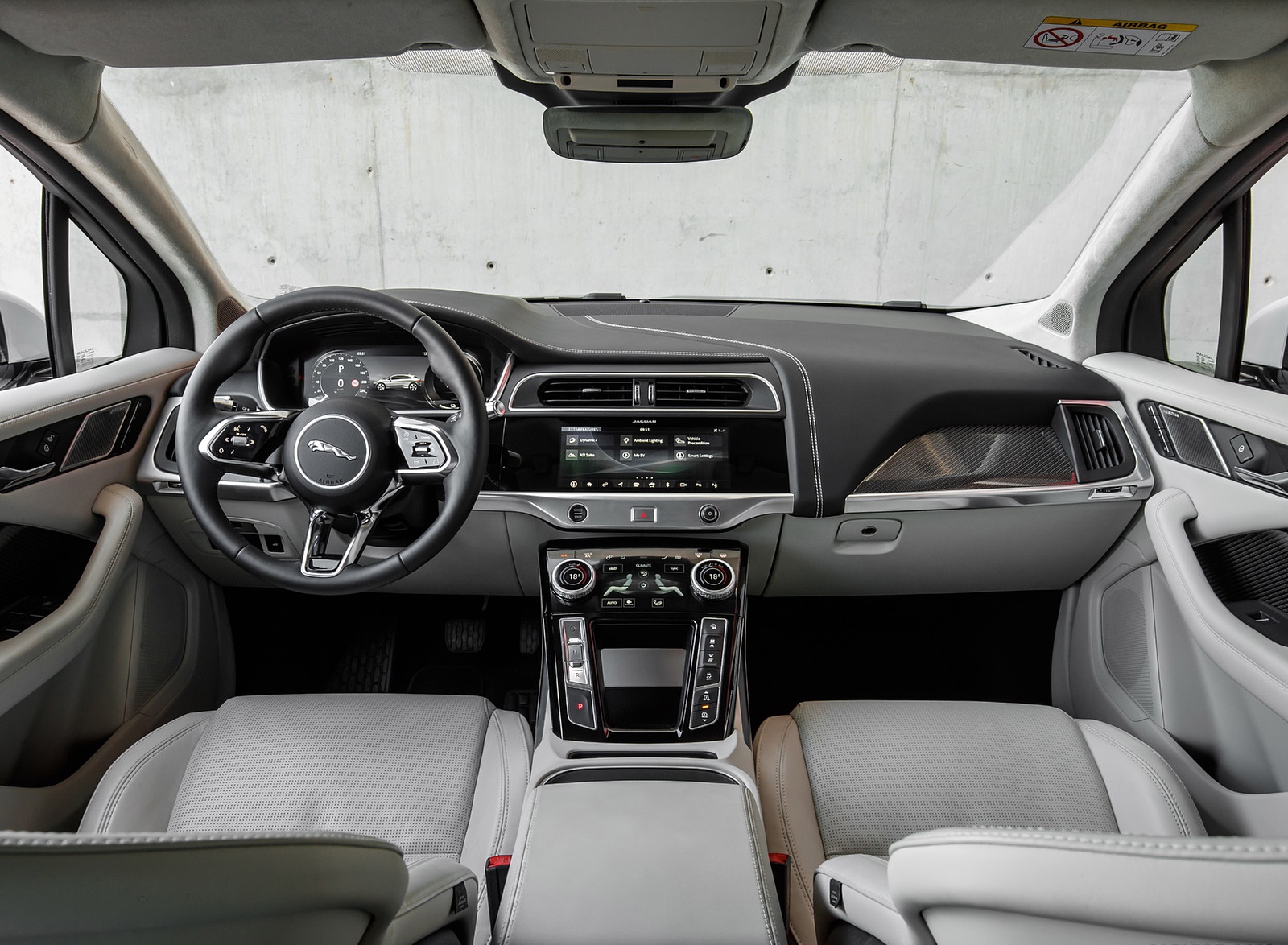 2019 Jaguar I-PACE EV400 AWD S (Color: Yulong White) Interior Cockpit Wallpapers #190 of 192