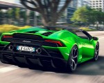 2019 Lamborghini Huracán EVO Spyder Rear Three-Quarter Wallpapers 150x120 (3)