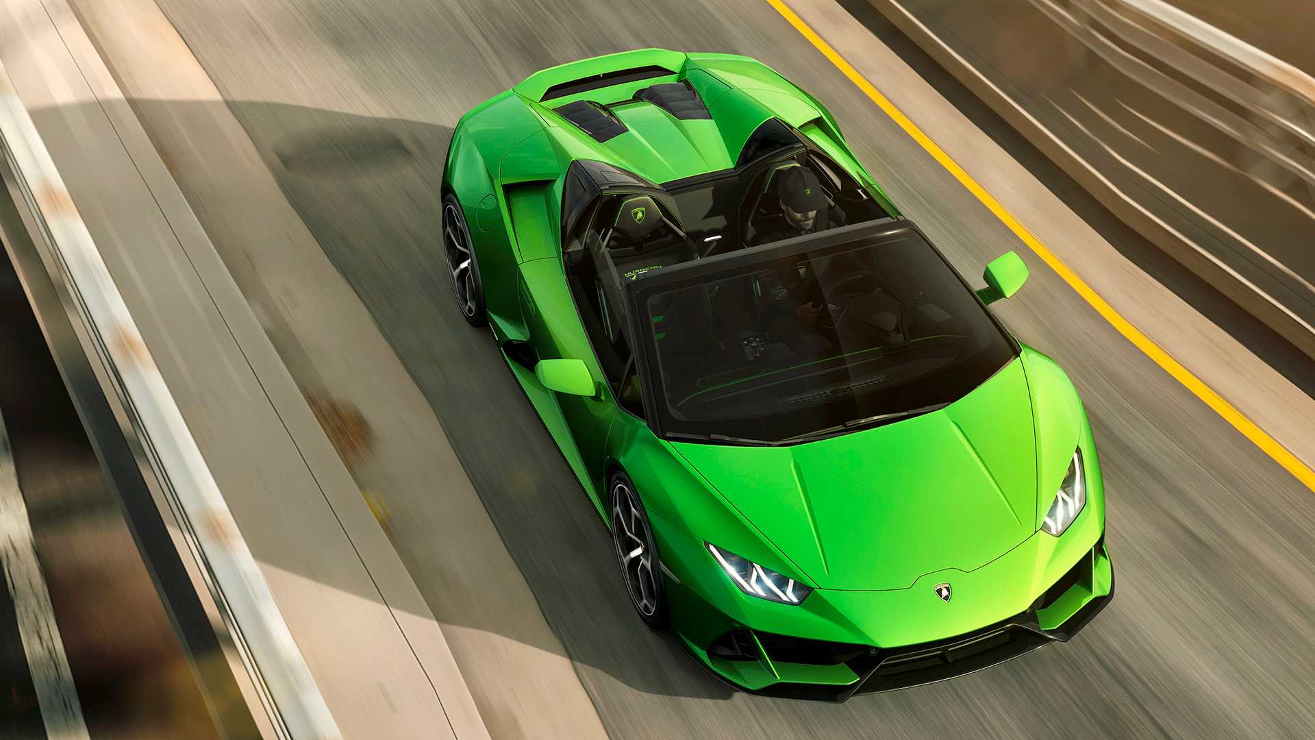 2019 Lamborghini Huracán EVO Spyder Top Wallpapers (2)