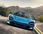 2019 McLaren 720S Spider (Color: Belize Blue) Front Wallpapers 150x120