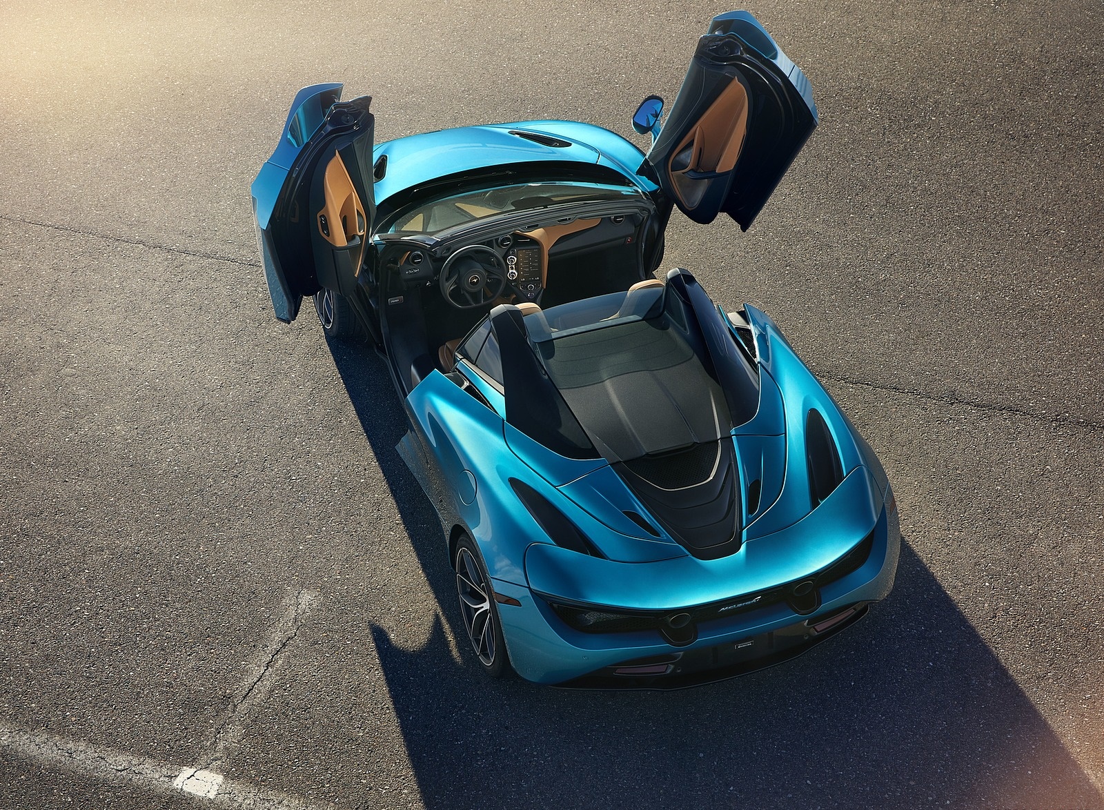 2019 McLaren 720S Spider (Color: Belize Blue) Top Wallpapers #8 of 67