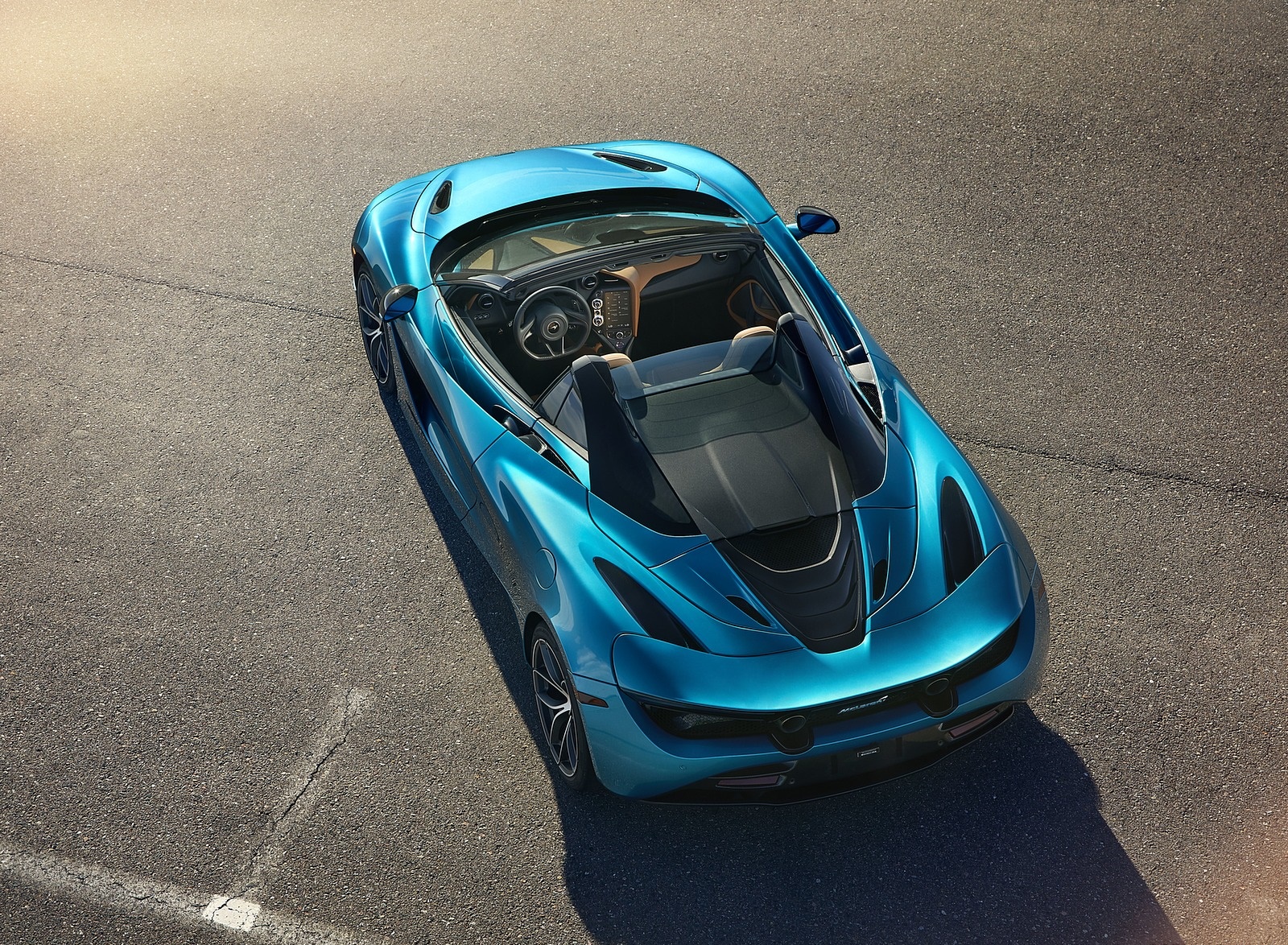 2019 McLaren 720S Spider (Color: Belize Blue) Top Wallpapers #9 of 67